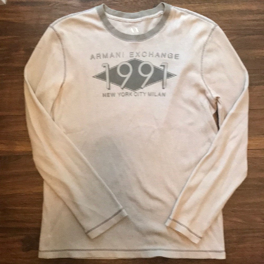 Men’s Armani Exhange long sleeve graphic tee